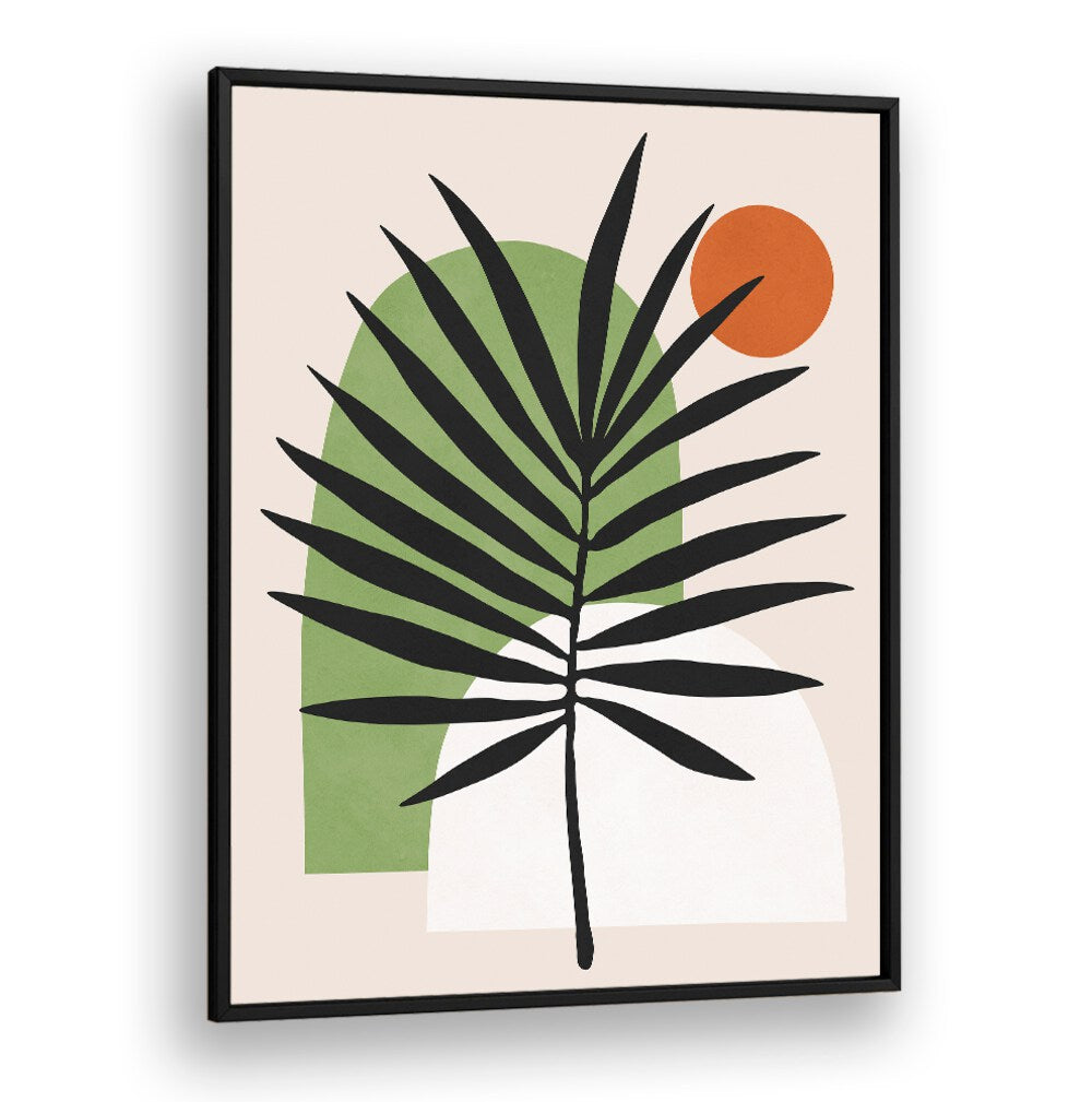 Vibrant WATERCOLORS VII, BOHO ART PAINTINGS featuring a bold leaf design, perfect for modern home decor.