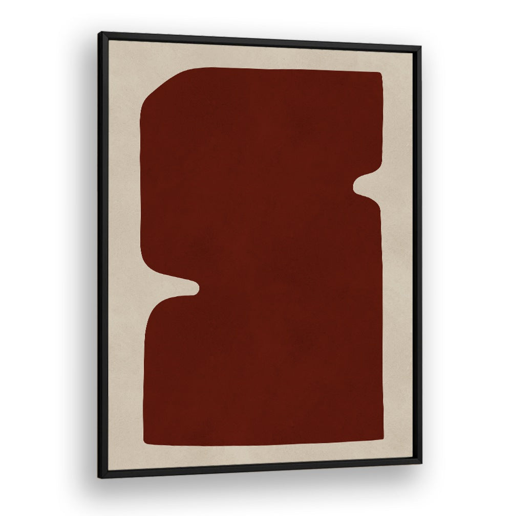 Modern ORGANIC ART V, GEOMETRIC ART PRINTS featuring a bold abstract design in rich hues, perfect for contemporary decor.