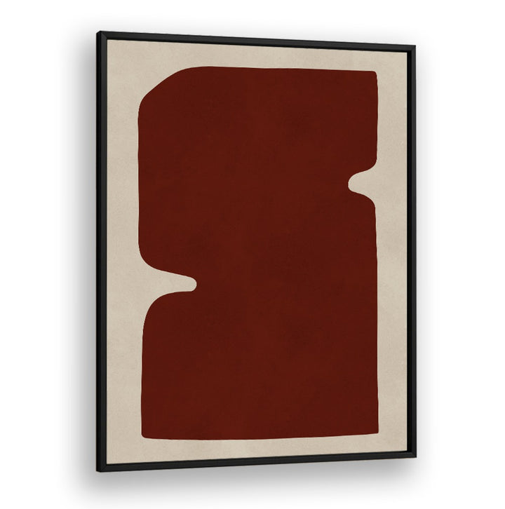 Modern ORGANIC ART V, GEOMETRIC ART PRINTS featuring a bold abstract design in rich hues, perfect for contemporary decor.