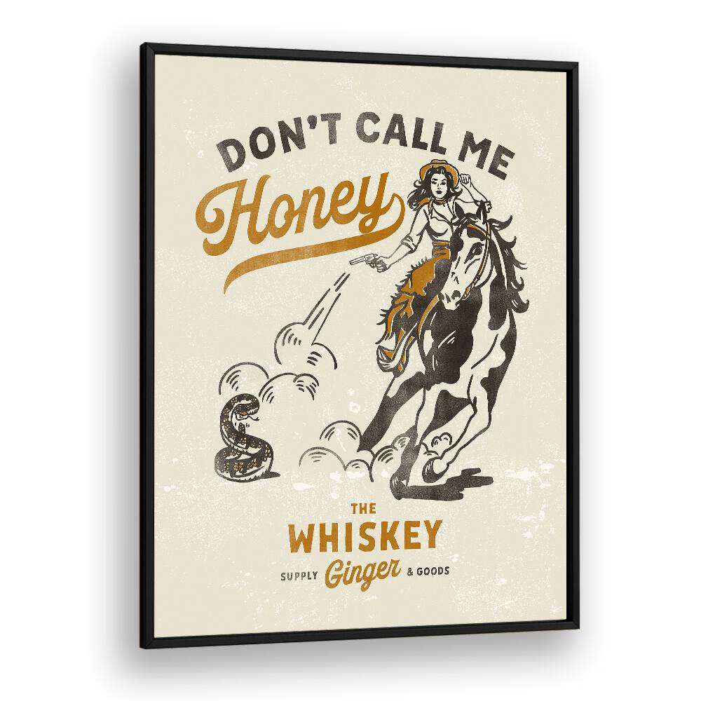 Bold Western art featuring HONEY II, COWBOY, perfect for expressing fierce individuality and style.