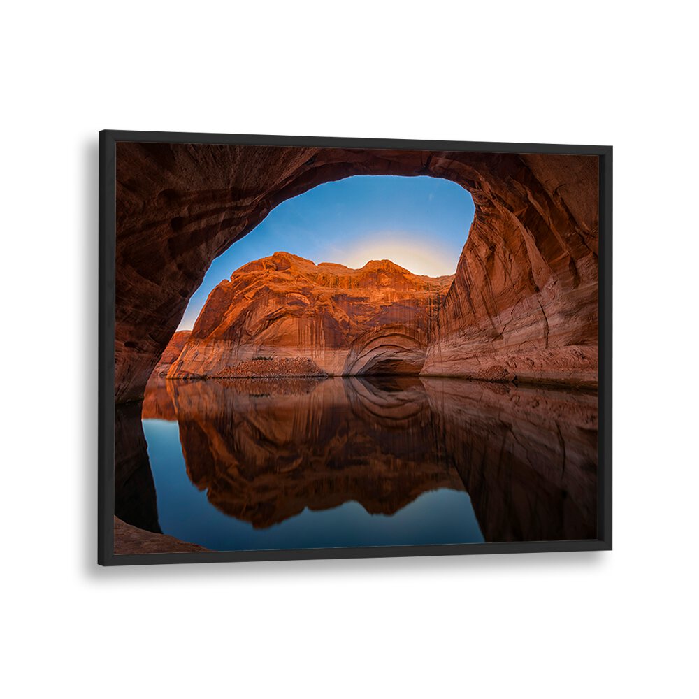 Stunning reflection of the CATHEDRAL IN THE DESERT, PHOTOGRAPHY PRINTS, showcasing vibrant landscape beauty.