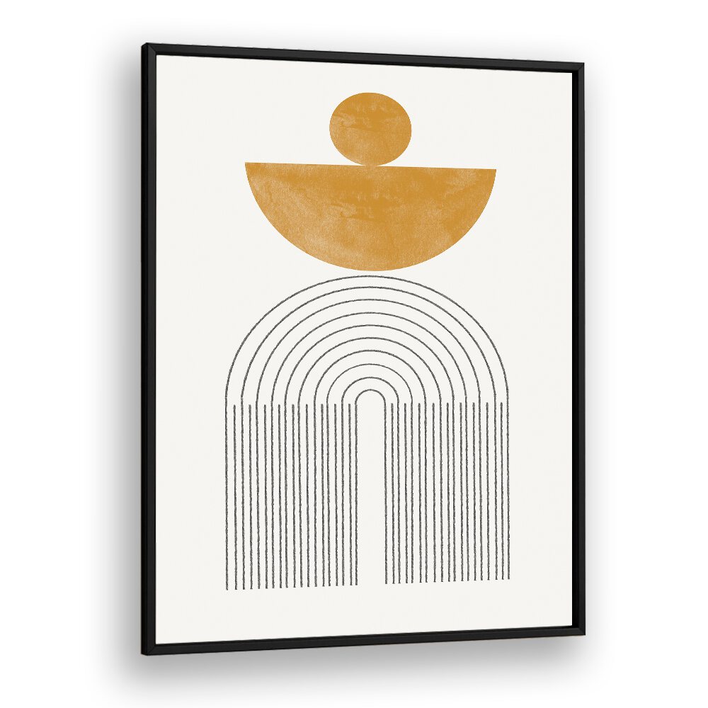 Stylish ARCH COMPOSITION VII, BOHO ART PAINTINGS by THE MIUUS STUDIO adds abstract elegance to any space.