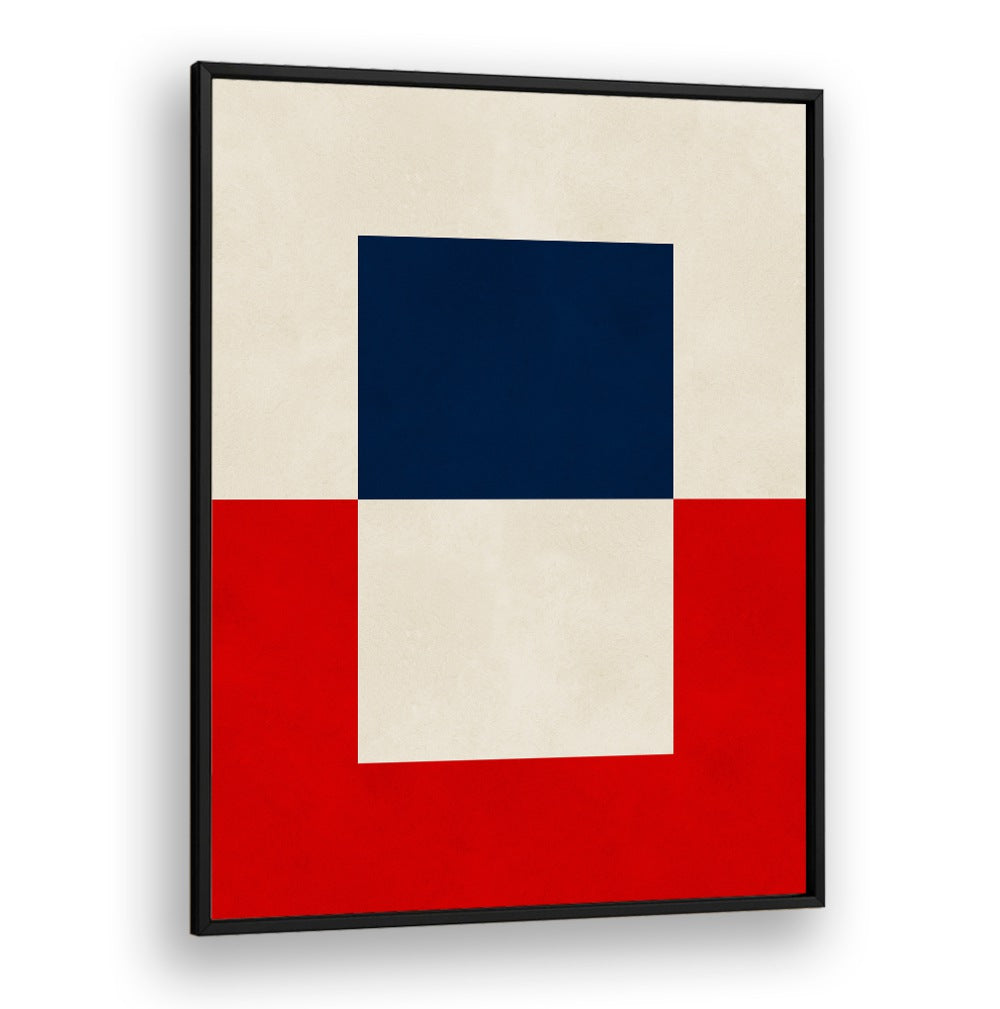 Modern decor featuring OVERLAPPING VI, GEOMETRIC ART PRINTS with bold colors for a stylish touch in any space.