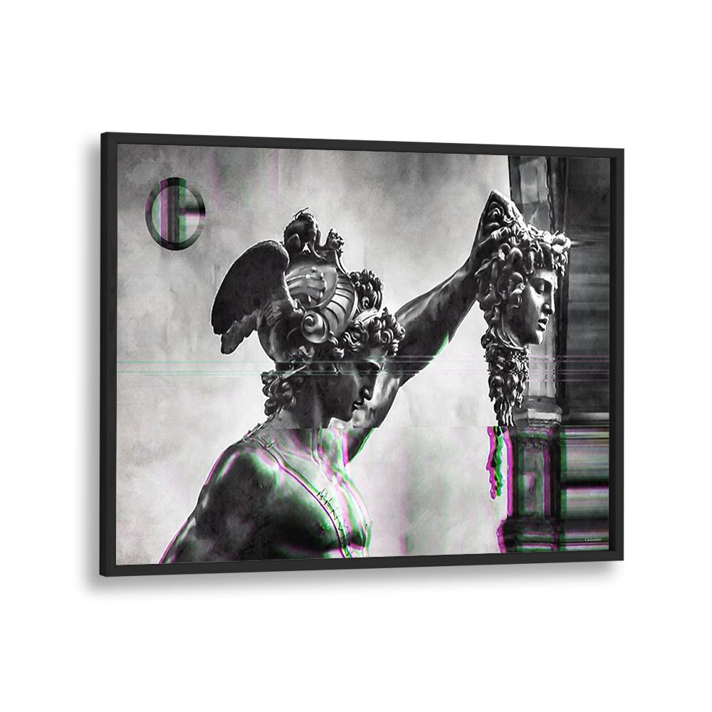Striking PERSEUS HEAD OF MEDUSA, ALTERED ART PRINTS by Underdott, perfect for enhancing your timeless decor.