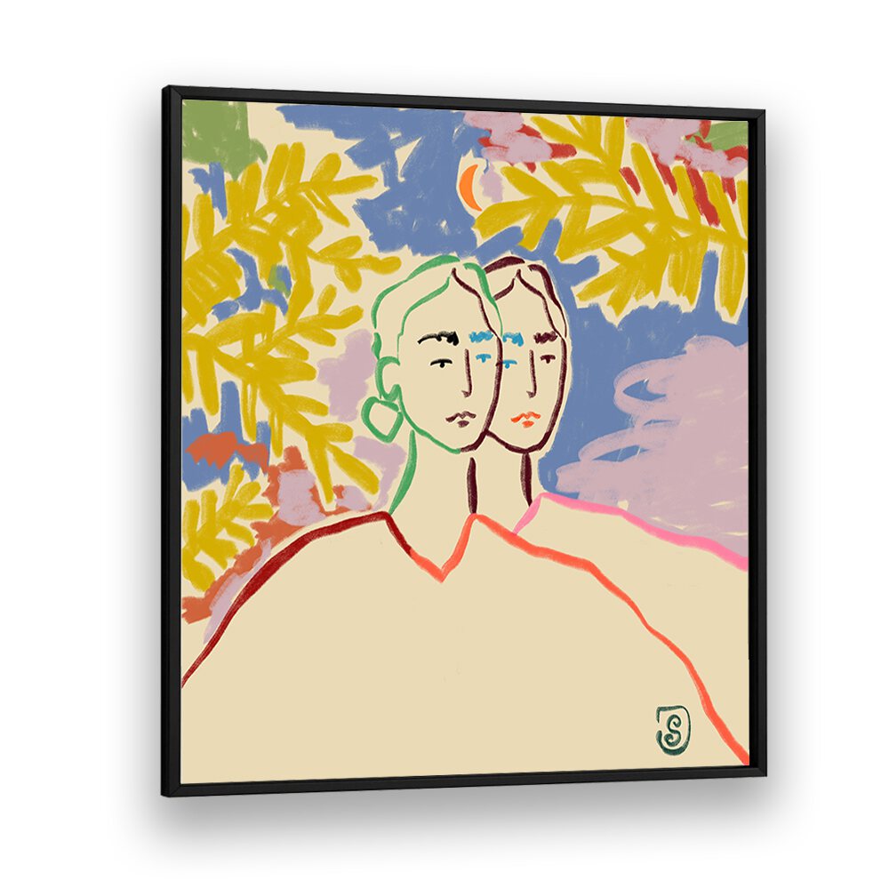 Stylish GEMINI III, ZODIAC poster featuring abstract art, perfect for enhancing your creative space.