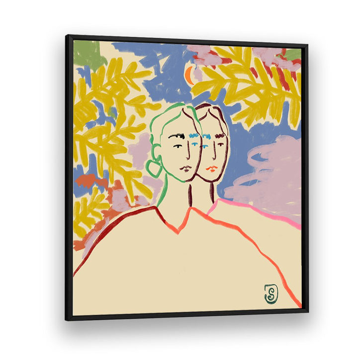 Stylish GEMINI III, ZODIAC poster featuring abstract art, perfect for enhancing your creative space.