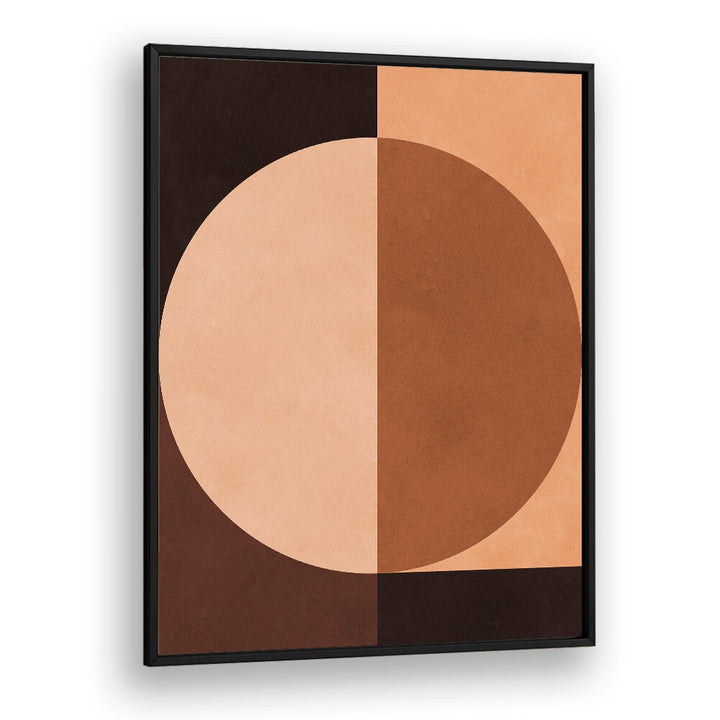 BROWN GEOMETRY III, GEOMETRIC ART PRINTS showcases stunning warm tones and geometric patterns for modern decor.