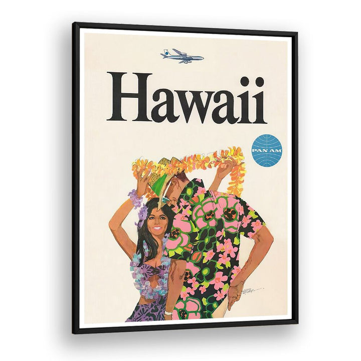 Stylish HAWAII I, VINTAGE TRAVEL POSTERS featuring vibrant artwork and tropical vibes for your home decor.