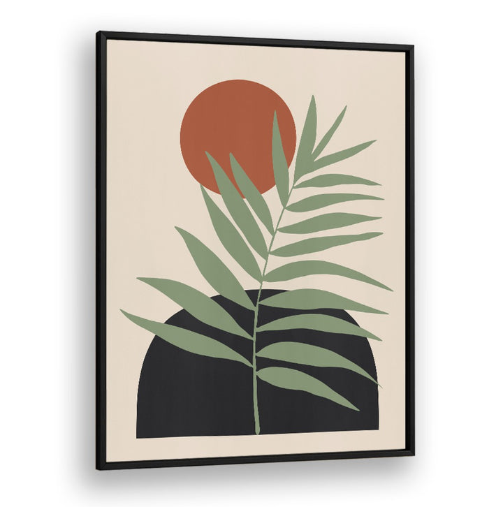 Vibrant FLORAL COMPOSITION III, BOHO ART PAINTINGS, blending lush greenery with warm tones for elegant décor.