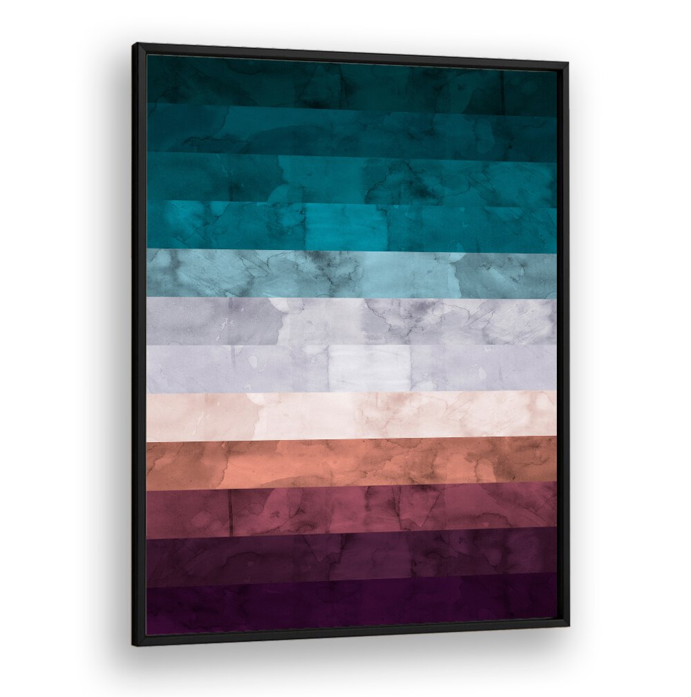 Boldly colored stripes create a stunning visual in EXPRESSIONIST VI, ABSTRACT PAINTINGS, perfect for any vibrant space.