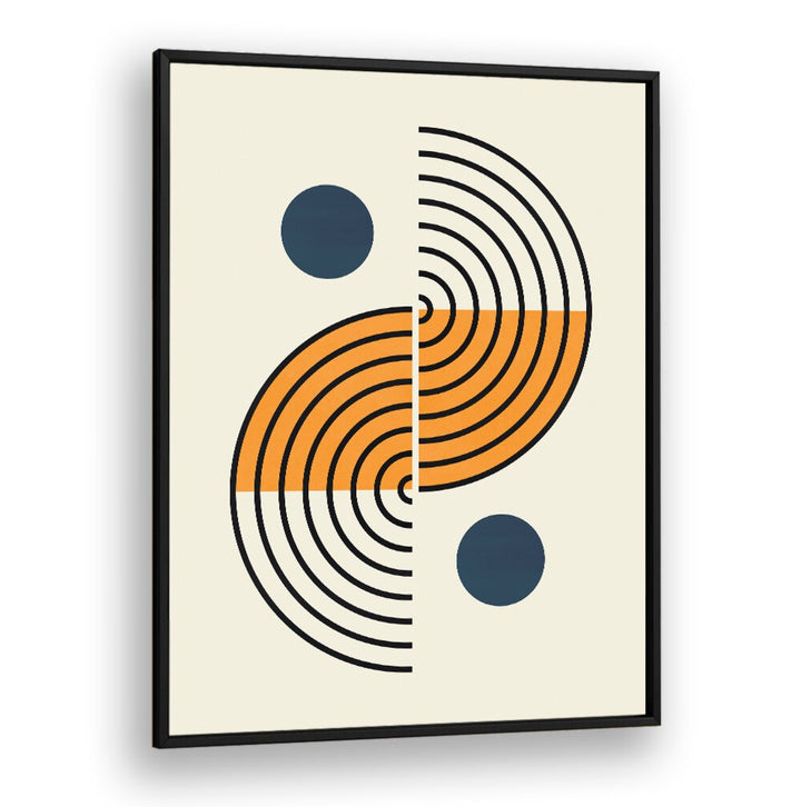 Modern design featuring LINES AND CIRCLES VI, BOHO ART PAINTINGS in vibrant colors for creative spaces.