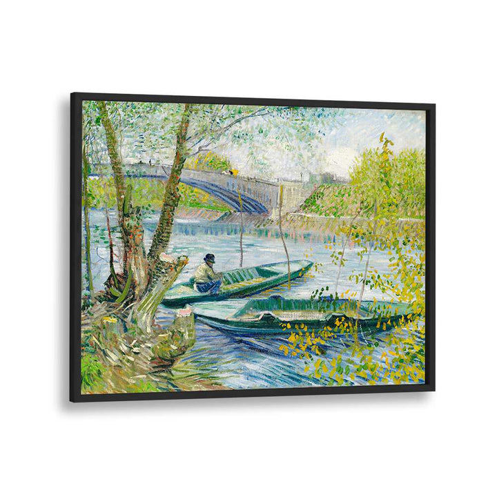 FISHING IN SPRING, (1887) ,  VINTAGE PAINTINGS