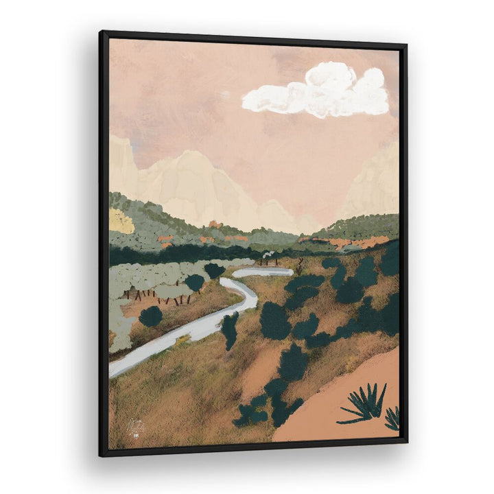 Stunning Zion National Park landscape painting, perfect for enhancing your space with natural beauty and serenity.