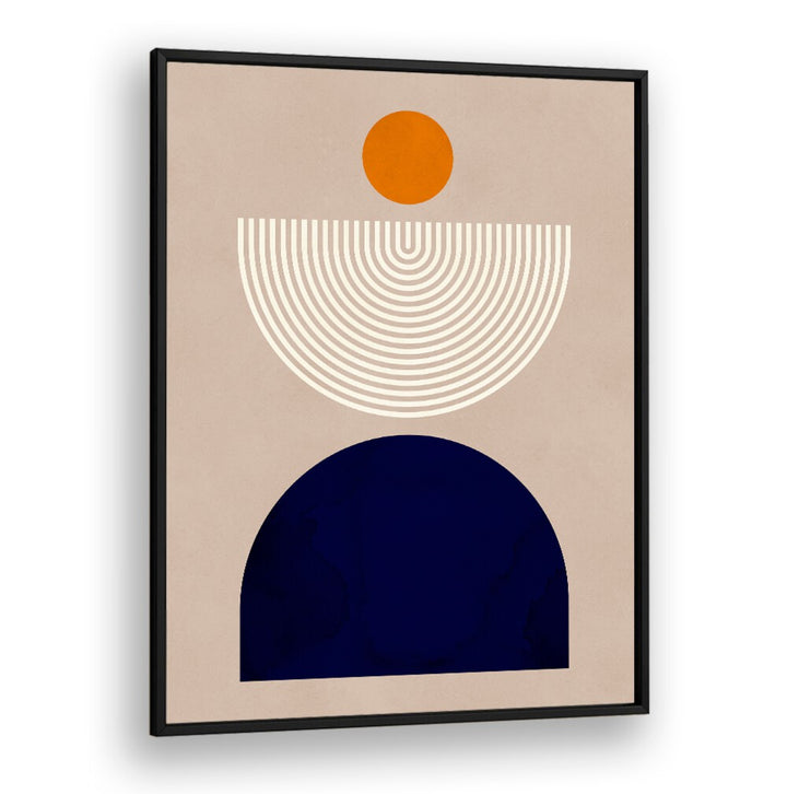 Bold and modern SEMICIRCLES III , GEOMETRIC ART PRINTS featuring vibrant colors and intricate designs for art lovers.