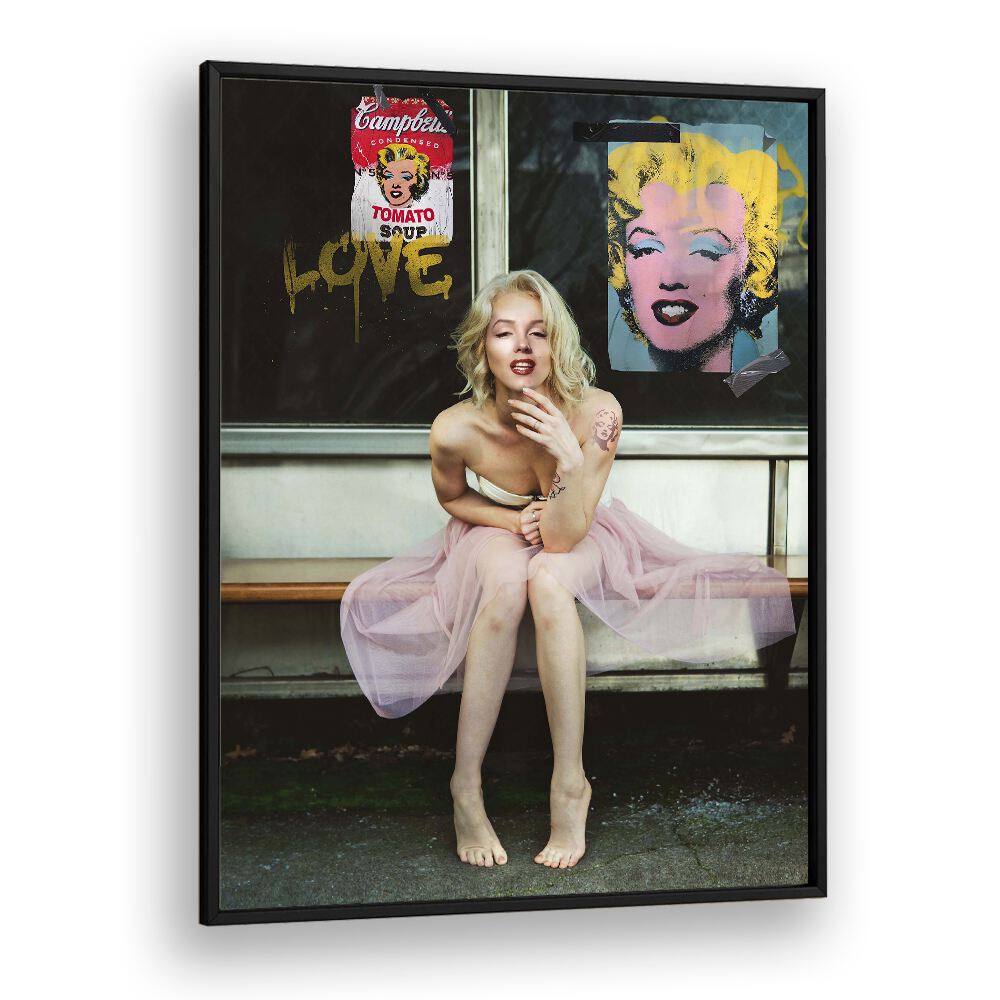 Captivating NEW MARILYN, ALTERED ART PRINTS showcase a modern twist on iconic Marilyn Monroe imagery by Dikhotomy.