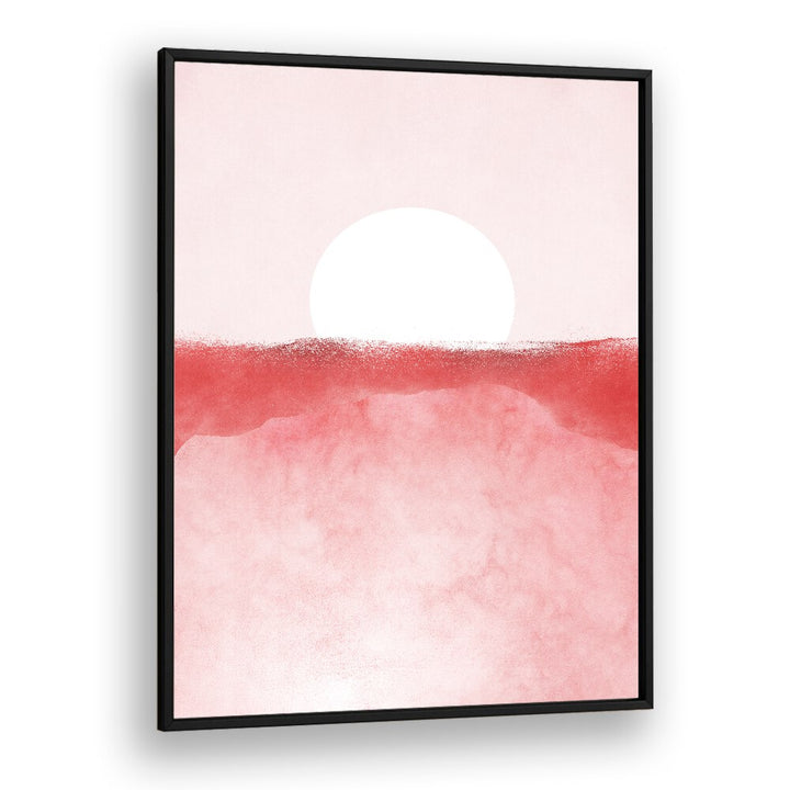 Serene MINIMAL LANDSCAPE PINK I, LANDSCAPE PAINTINGS with soft pink hues, perfect for adding elegance to any space.