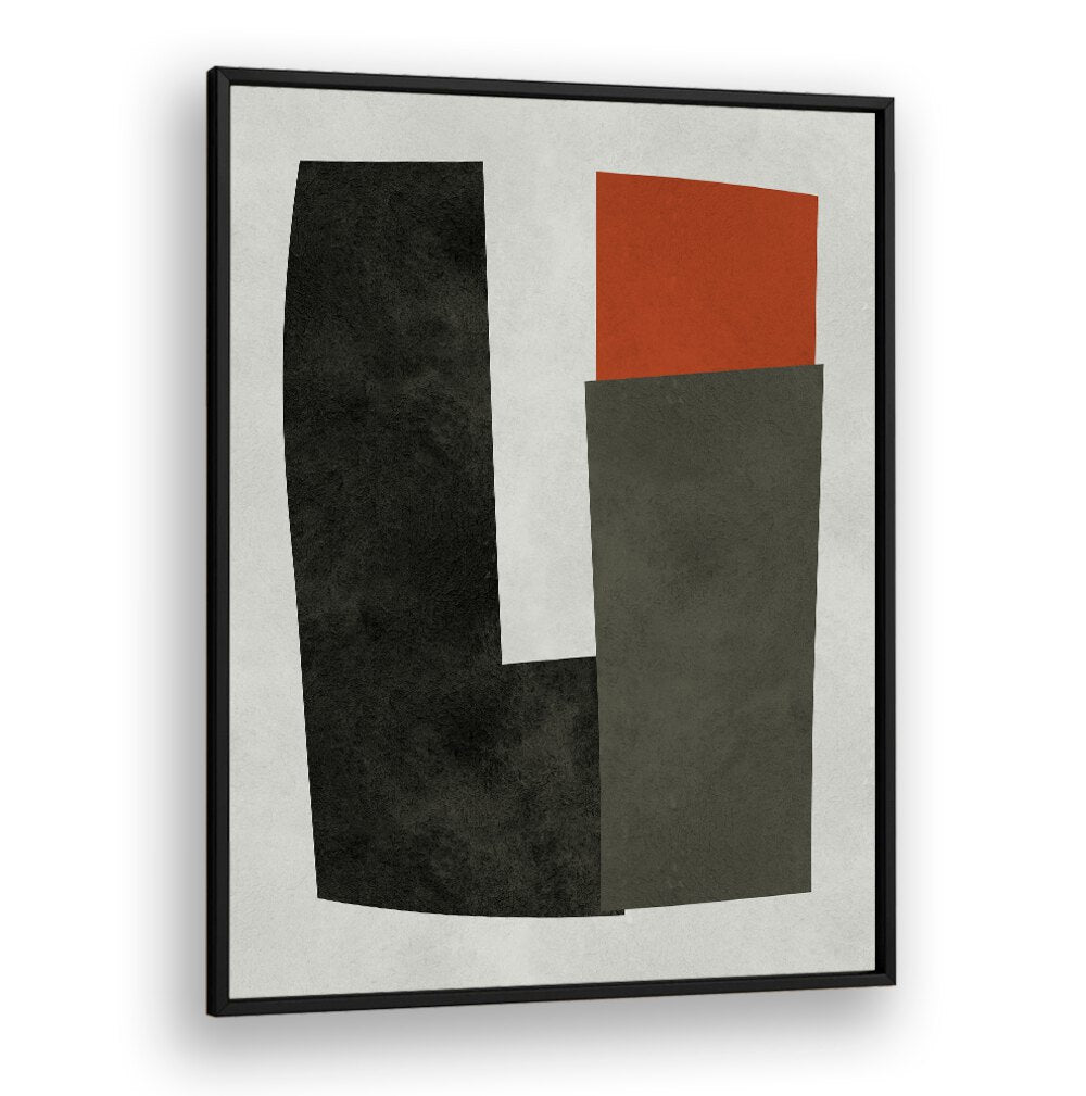 Stylish MODERN SHAPES VII, GEOMETRIC ART PRINTS features bold colors and forms, perfect for contemporary decor.