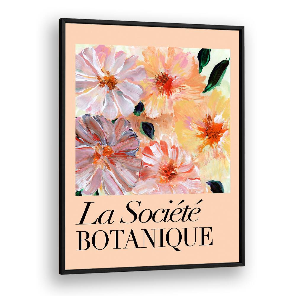 Colorful BOTANIQUE PEACH, FLORAL FLOWER PAINTINGS featuring soft peach and vibrant floral hues for stunning decor.