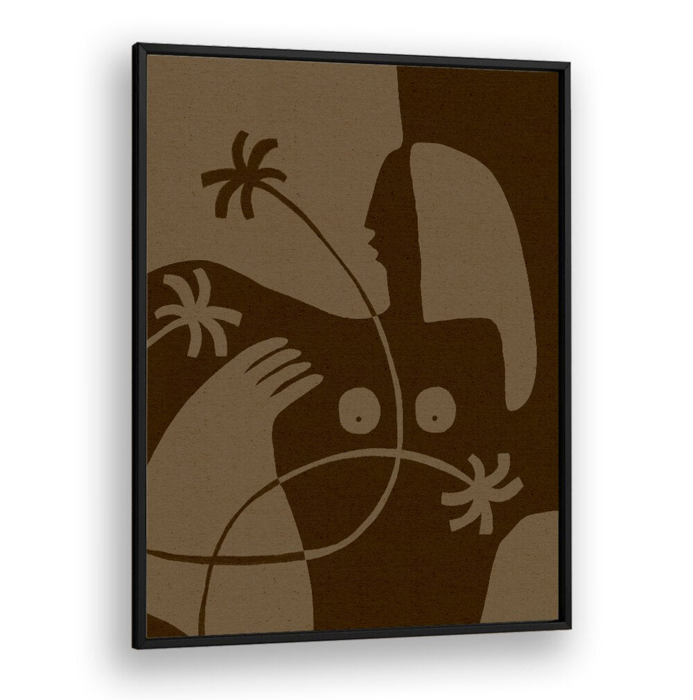 Stylish design of THE LAND STORY VI, BOHO ART PAINTINGS, featuring earthy tones and abstract nature elements.