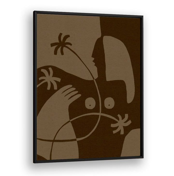 Stylish design of THE LAND STORY VI, BOHO ART PAINTINGS, featuring earthy tones and abstract nature elements.