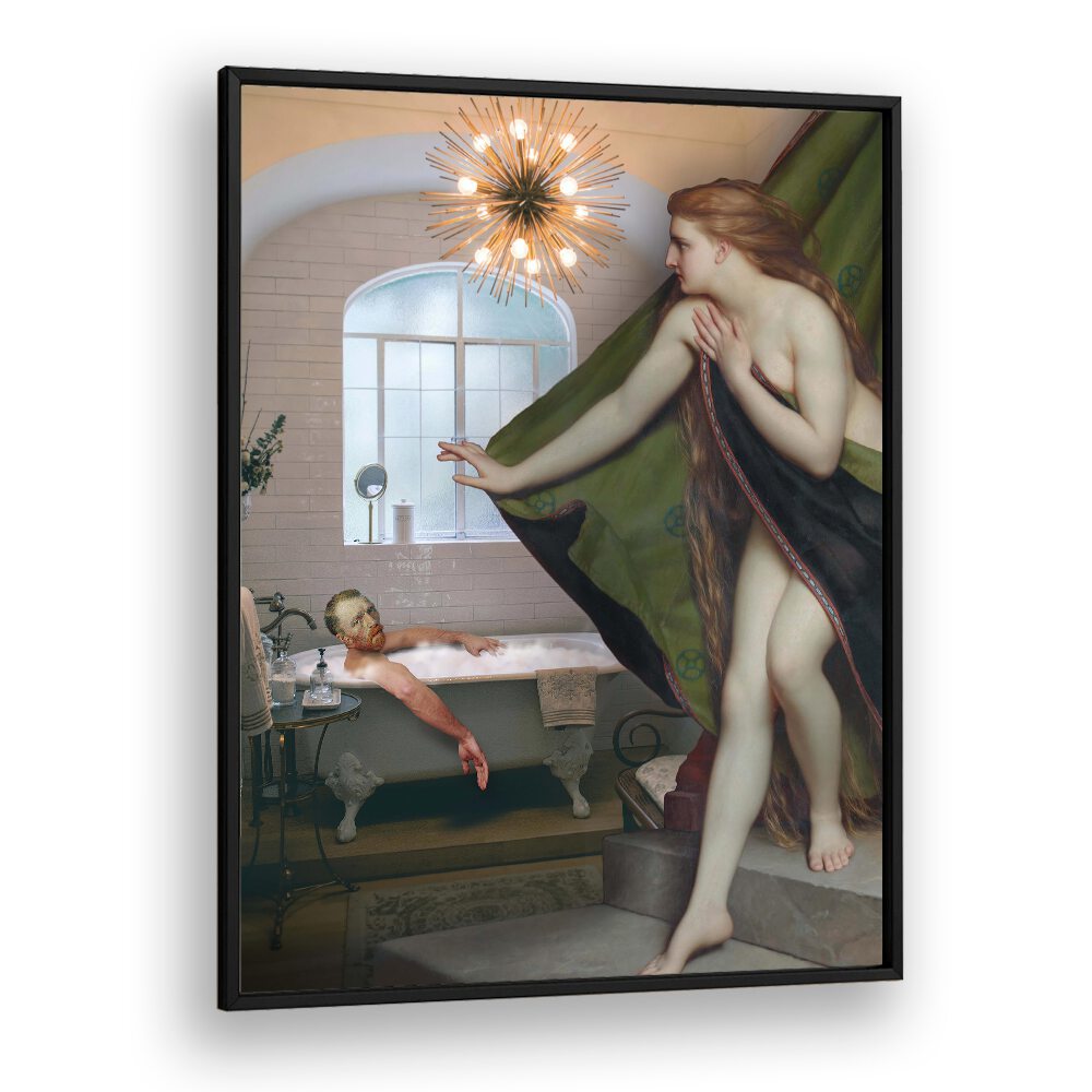 BATH MEETING, ALTERED ART PRINTS by Dikhotomy showcases a striking blend of creativity and classic beauty.