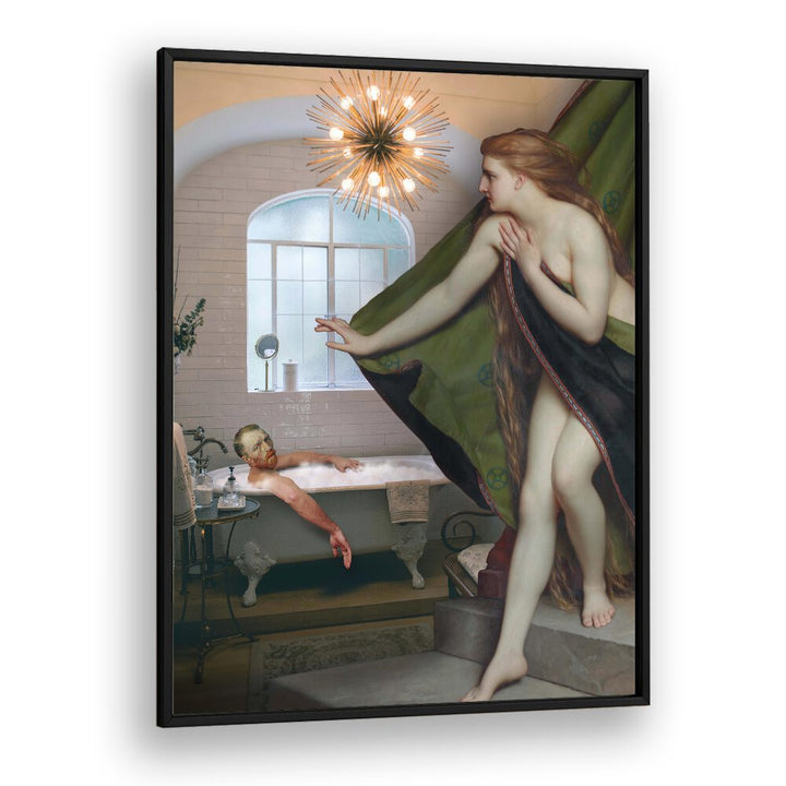 BATH MEETING, ALTERED ART PRINTS by Dikhotomy showcases a striking blend of creativity and classic beauty.