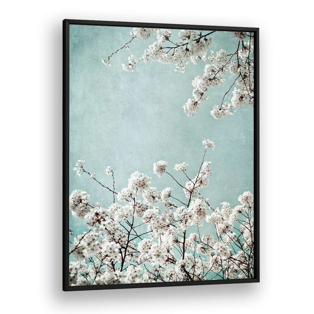 Blossoming branches against a serene backdrop, perfect for SPRING TIME, FLORAL FLOWER PAINTINGS to brighten your space.