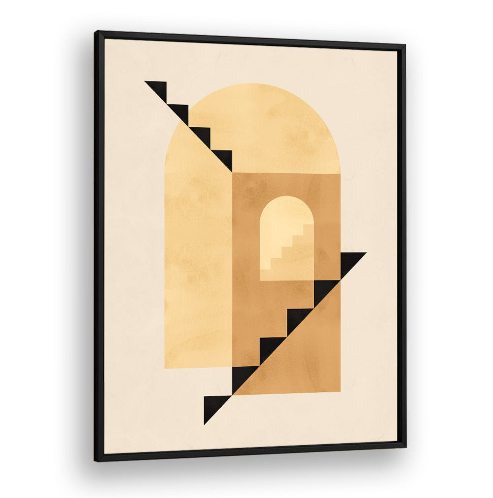 Geometric design in COMPOSITION II, BOHO ART PAINTINGS, blending modern style and vibrant colors for your decor.