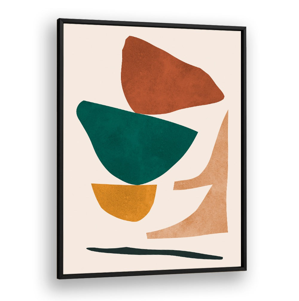 Colorful geometric shapes create a striking design in EXPRESSIVE IV, GEOMETRIC ART PRINTS for modern decor.