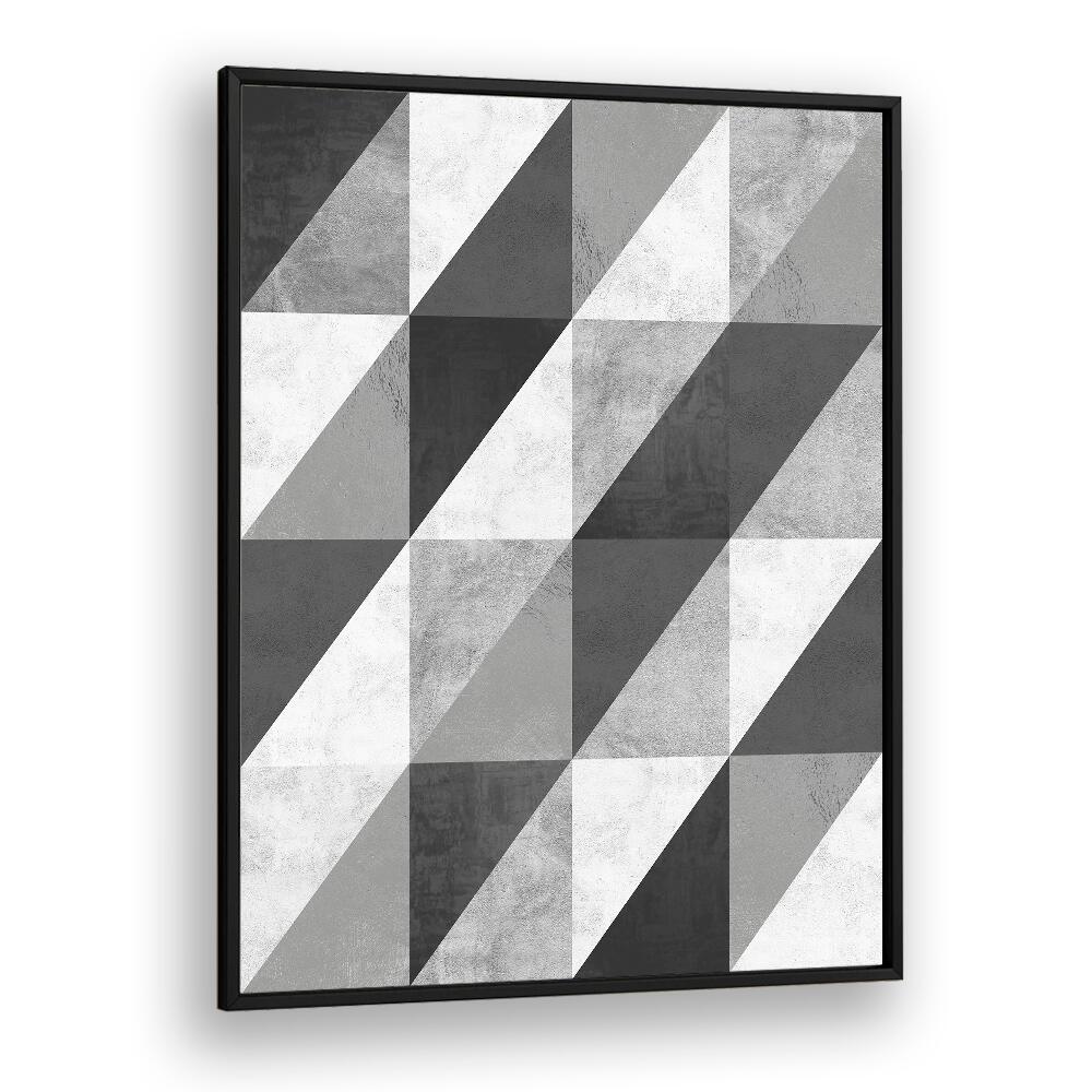 Stylish GRAY TEXTURES I, GEOMETRIC ART PRINTS with a modern geometric design to enhance any space.