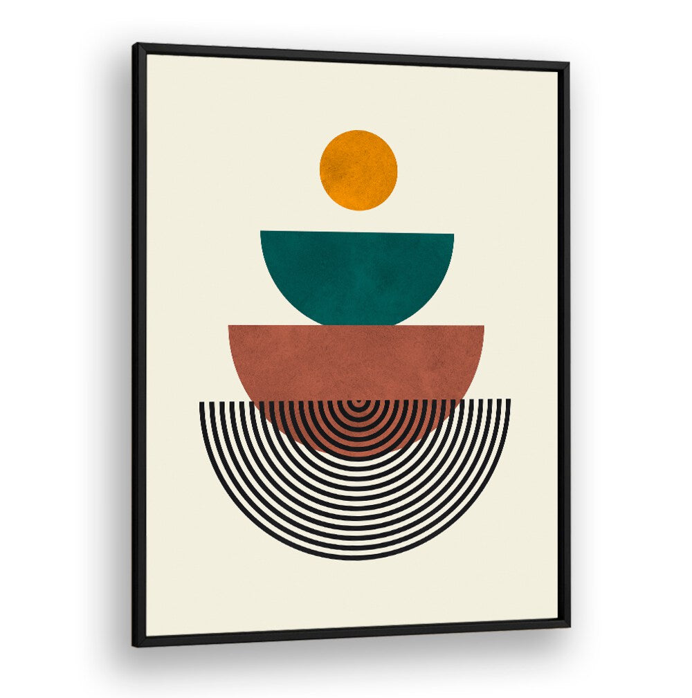 LINES AND CIRCLES VII, GEOMETRIC ART PRINTS showcase vibrant shapes and patterns, perfect for modern decor.