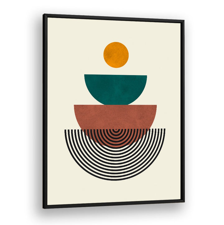 LINES AND CIRCLES VII, GEOMETRIC ART PRINTS showcase vibrant shapes and patterns, perfect for modern decor.