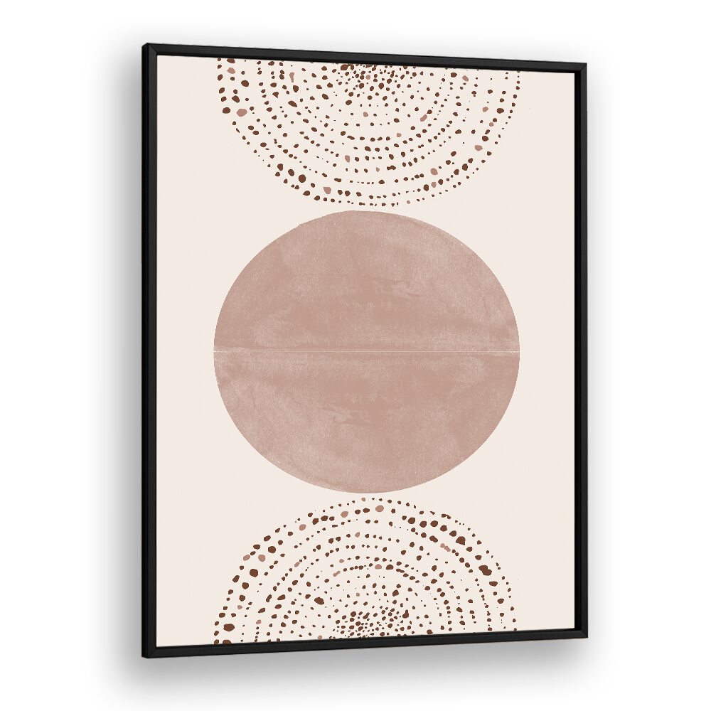 Stylish BOHO II art painting by The Miuus Studio features elegant circular designs, perfect for artistic spaces.
