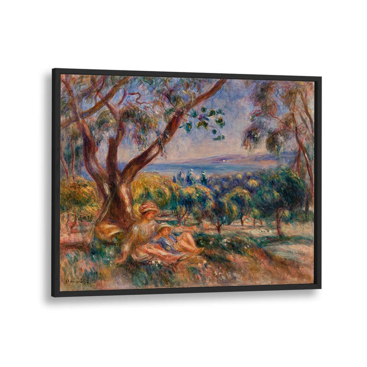 LANDSCAPE WITH FIGURES (1910) , VINTAGE PAINTINGS
