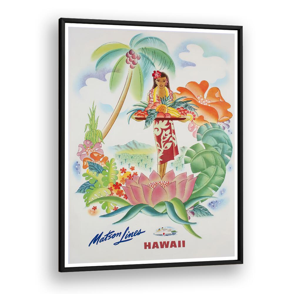 Explore the enchanting beauty of Hawaii with HAWAII IV, VINTAGE TRAVEL POSTERS showcasing vibrant landscapes and culture.