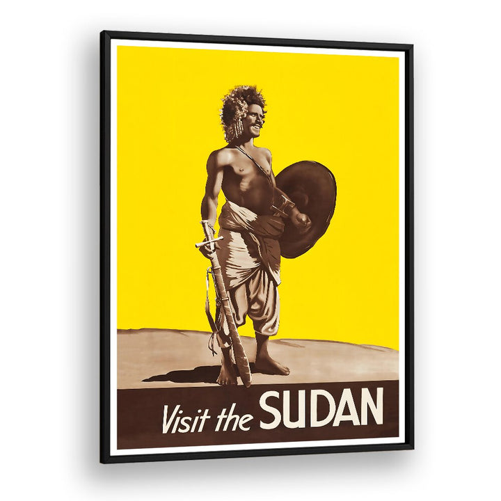 Vintage travel poster showcasing the allure of SUDAN, VINTAGE TRAVEL POSTERS, perfect for art lovers and travelers.