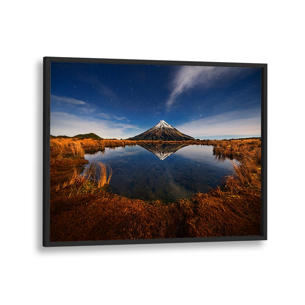 Stunning MOUNT TARANAKI, PHOTOGRAPHY PRINTS reflecting the serene landscape and majestic beauty of New Zealand's iconic mountain.