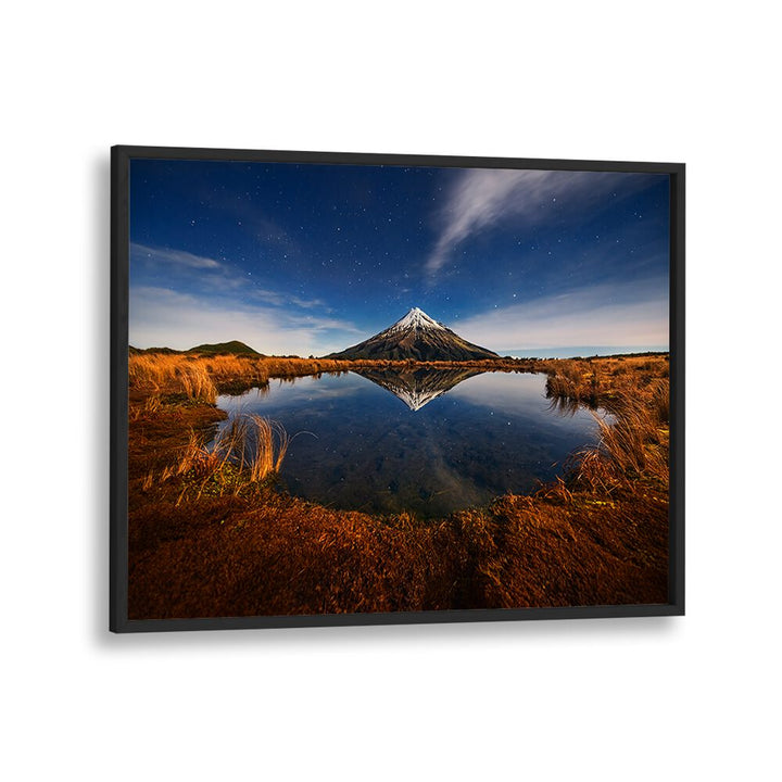 Stunning MOUNT TARANAKI, PHOTOGRAPHY PRINTS reflecting the serene landscape and majestic beauty of New Zealand's iconic mountain.