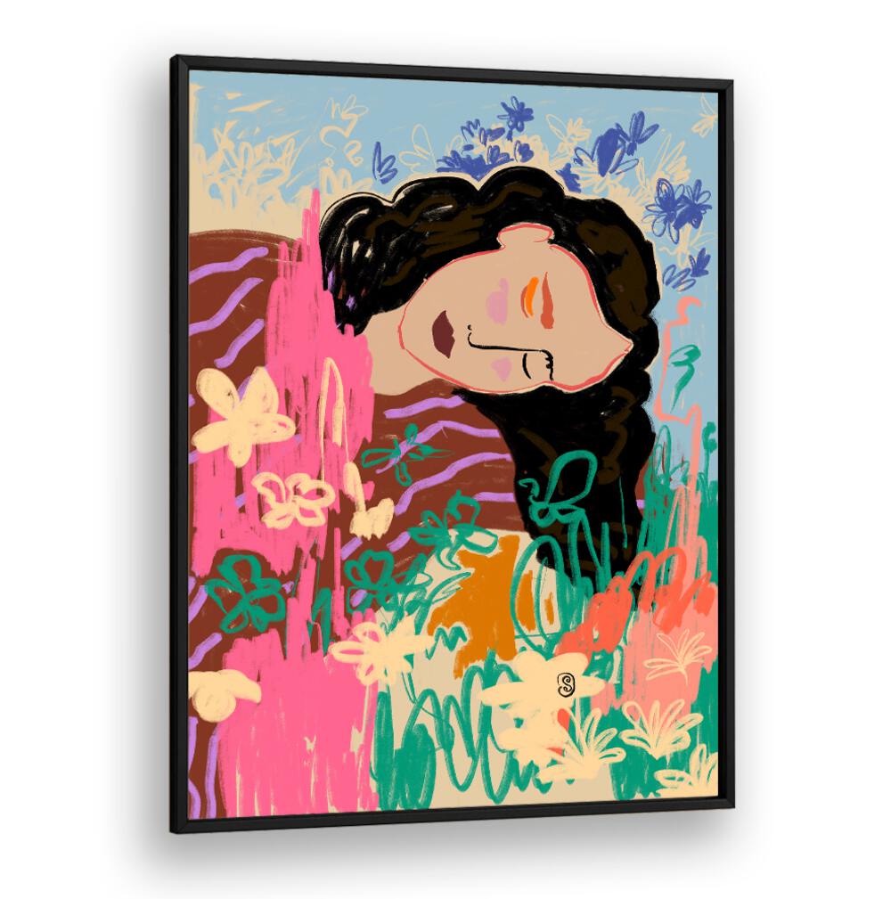 Bright and colorful Day Dreaming, Vibrant & Electric Art Prints perfect for transforming your living space.