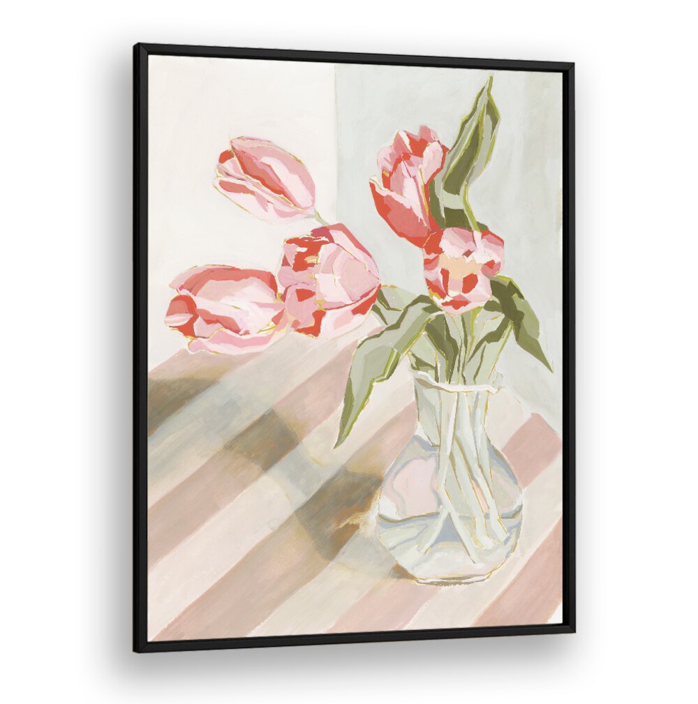 Exquisite TULIPS IN A VASE enhance your home with elegance and natural beauty from our curated collection.