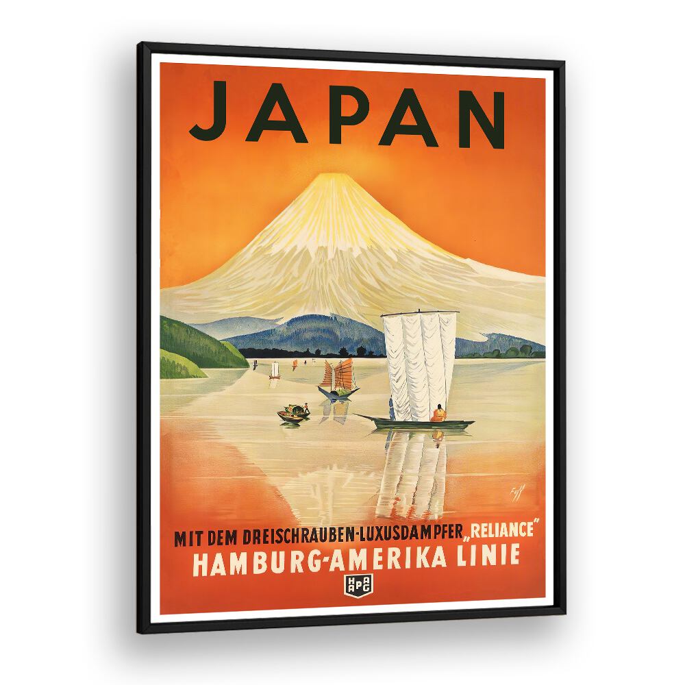 Discover the beauty of Japan with JAPAN II, VINTAGE TRAVEL POSTERS, featuring iconic landscapes and cultural landmarks.