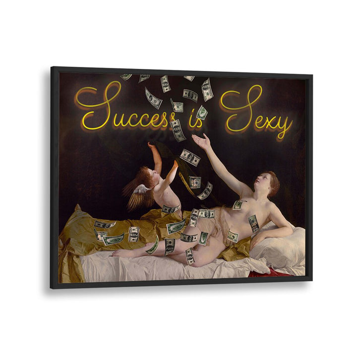 “Success is Sexy” Altered Art Prints by Dikhotomy, featuring dynamic visuals that inspire ambition and positivity.