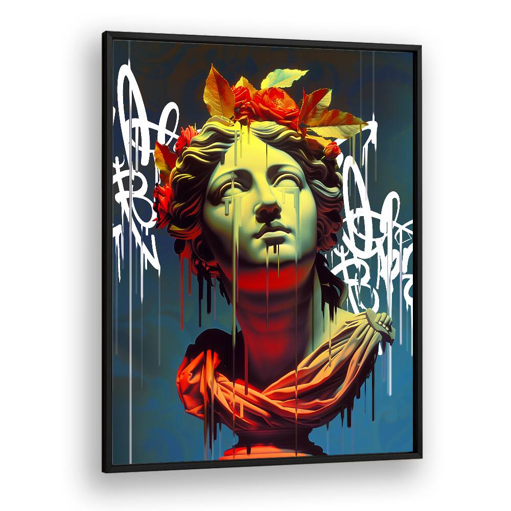 VANDAL IRIS, ALTERED ART PRINTS by DIKHOTOMY showcases vibrant modern artistry for any creative space.