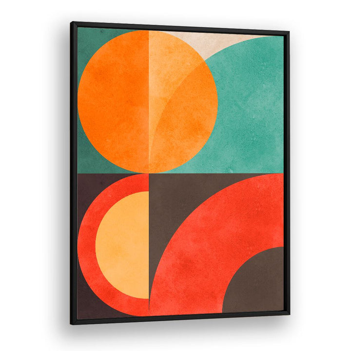 Vibrant CIRCLES IN HARMONY IX, GEOMETRIC ART PRINTS showcase bold colors and elegant shapes, perfect for any space.