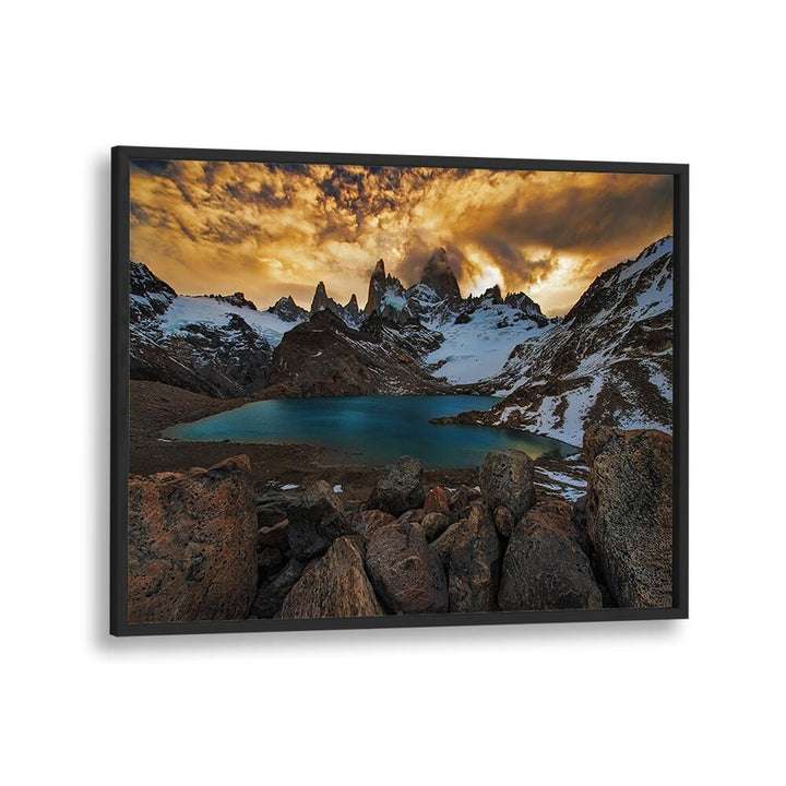 Stunning MOUNT FITZ ROY , PHOTOGRAPHY PRINTS showcasing dramatic landscapes and vibrant skies for your home decor.