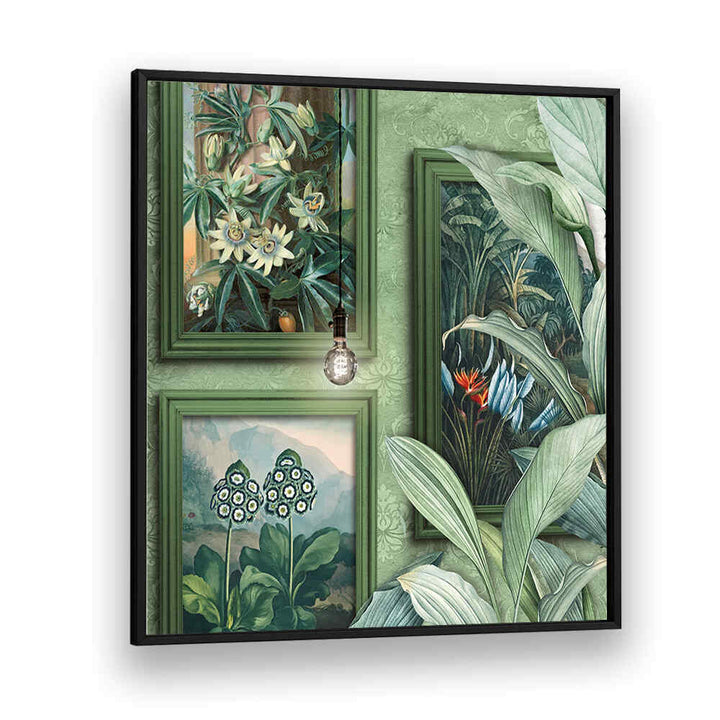 BOTANICAL WOODS , FLORAL FLOWER PAINTINGS
