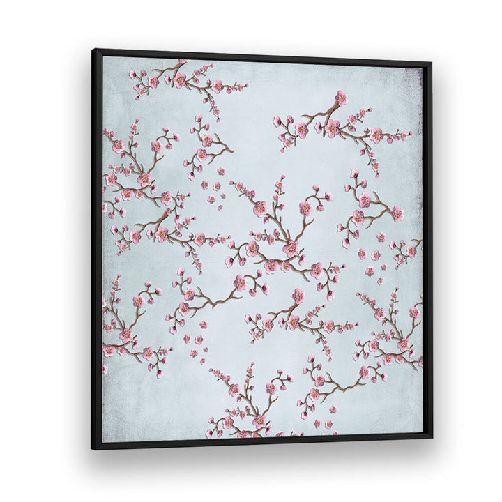Delicate CHERRY BLOSSOM PINK FLOWERS, FLORAL FLOWER PAINTINGS elevate your space with abstract elegance and charm.