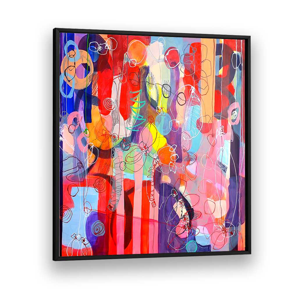 Vibrant FALLING RISING, ABSTRACT PAINTINGS adding a modern artistic touch to your home decor. Perfect for any space!