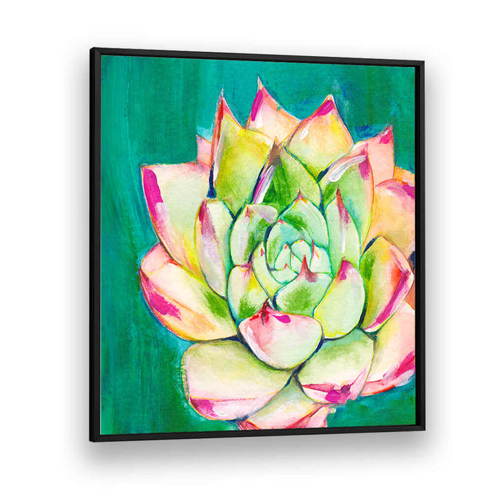 SUCCULENT I LARGE , FLORAL FLOWER PAINTINGS