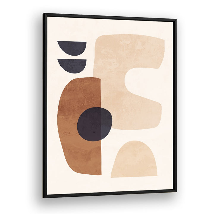 Captivating ABSTRACT HARMONY, BOHO ART PAINTINGS featuring unique shapes and earthy tones for bohemian decor.